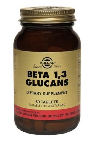 Солгар Бета-глюканы 1,3  в таблетках, 60 шт. (Solgar, Специальные добавки)