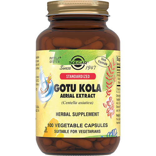 Солгар Экстракт Готу Кола 424 мг, 100 капсул (Solgar, Растения)