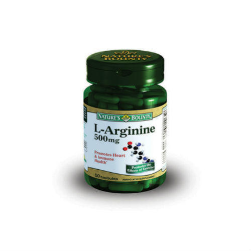 L-аргинин 500 мг в капсулах, 50 шт.