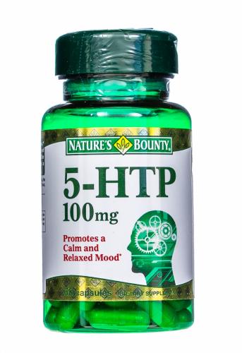 Нэйчес Баунти 5-гидрокситриптофан 100 мг в капсулах, 60 шт. (Nature's Bounty, Аминокислоты)