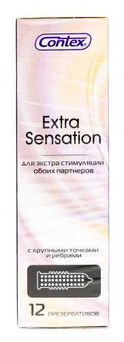 Контекс Презервативы Extra Sensation с крупными точками и ребрами, 18 шт (Contex, Презервативы), фото-3