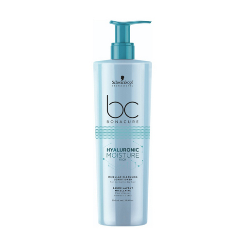 Мицеллярный очищающий кондиционер Micellar Cleansing Conditioner, 500 мл (BC Bonacure, Hyaluronic Moisture Kick), фото-3