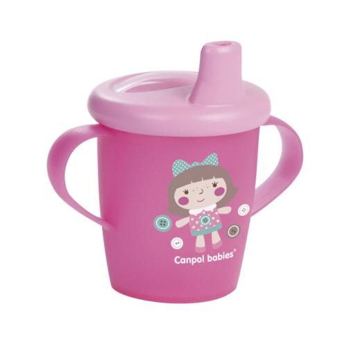 Канпол Чашка-непроливайка, Toys 9+, розовый, 1 шт. (Canpol, Поильники)