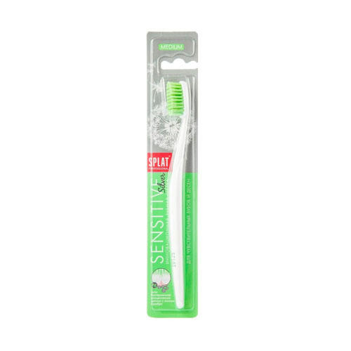Сплат Зубная щетка Sensitive Medium (средняя), 1 шт (Splat, Professional)
