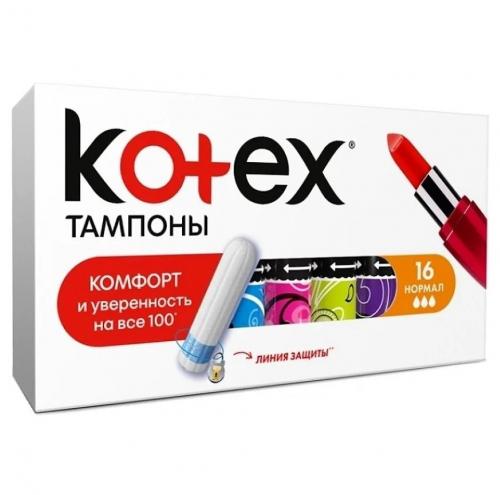 Котекс Тампоны нормал, 16 шт (Kotex, Тампоны)