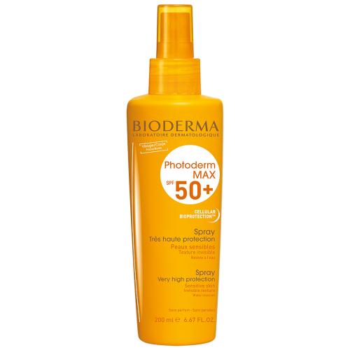 Биодерма Фотодерм Mах Солнцезащитный спрей для тела SPF 50+, 200 мл (Bioderma, Photoderm)