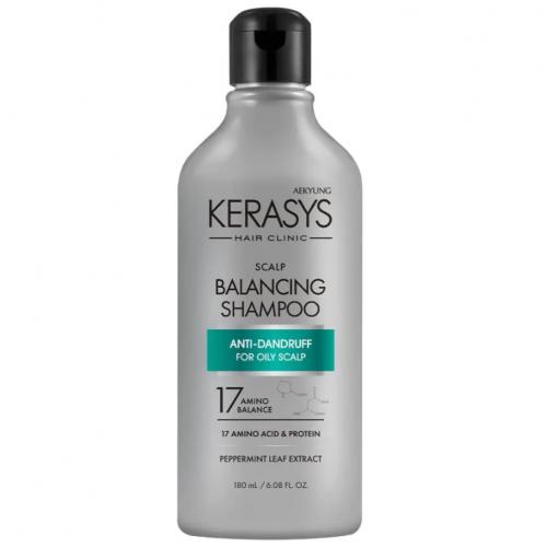 Керасис Шампунь против перхоти для жирной кожи головы Balancing, 180 мл (Kerasys, Scalp Care, Scalp Balancing)