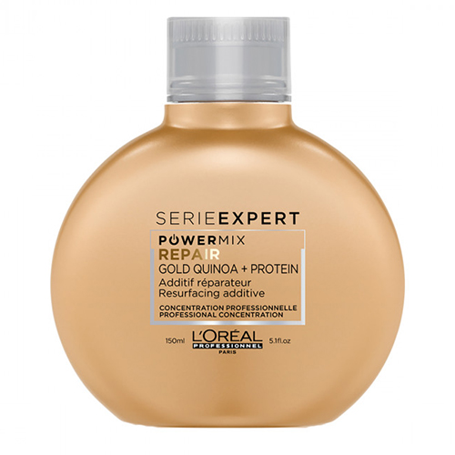 Лореаль Профессионель Абсолют Репер Концентрат-бустер для моментального восстановления поврежденных волос Gold Quinoa + Protein, 150 мл (L'Oreal Professionnel, Уход за волосами, Powermix)