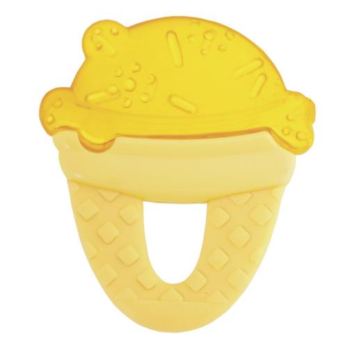 Чико Прорезыватель-игрушка &quot;Мороженое&quot; желтое, от 4 месяцев, 1 шт. (Chicco, Fresh Relax)