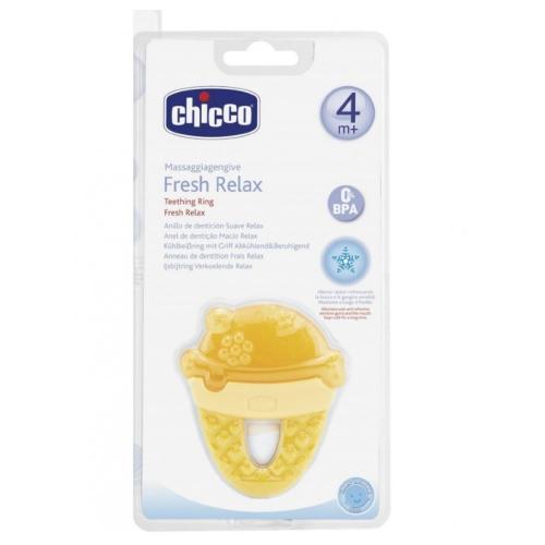 Чико Прорезыватель-игрушка &quot;Мороженое&quot; желтое, от 4 месяцев, 1 шт. (Chicco, Fresh Relax), фото-2