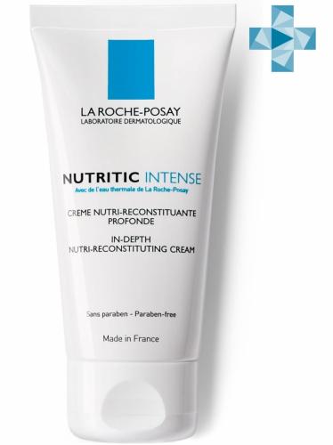 Ля Рош Позе Питательный крем для глубокого восстановления сухой кожи лица и тела Intense, 50 мл (La Roche-Posay, Nutritic)