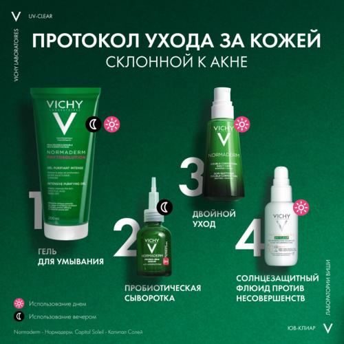 Виши Невесомый солнцезащитный флюид UV-Clear для лица против несовершенств SPF 50+, 40 мл (Vichy, Capital Soleil), фото-7