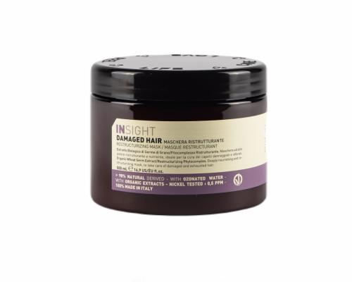 Инсайт Профешнл Маска для восстановления поврежденных волос Restructurizing Shampoo, 500 мл (Insight Professional, Damaged Hair)