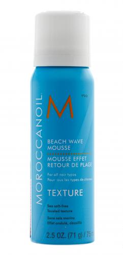 Морокканойл Мусс для пляжных локонов Beach Wave Mousse, 75мл (Moroccanoil, ОФОРМЛЕНИЕ ПРИЧЕСОК И ЗАВЕРШЕНИЕ УКЛАДКИ), фото-2