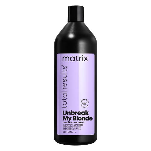 Матрикс Шампунь укрепляющий для осветленных волос с лимонной кислотой, 1000 мл (Matrix, Total results, Unbreak My Blonde)
