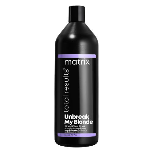Матрикс Кондиционер укрепляющий для осветленных волос с лимонной кислотой, 1000 мл (Matrix, Total results, Unbreak My Blonde)