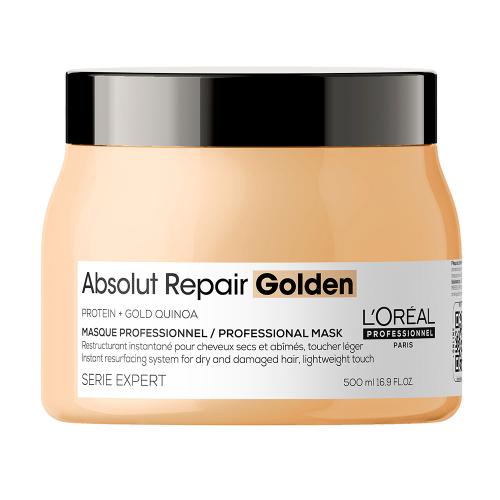 Лореаль Профессионель Маска Absolut Repair Golden для восстановления поврежденных волос, 500 мл (L'Oreal Professionnel, Уход за волосами, Absolut Repair), фото-9