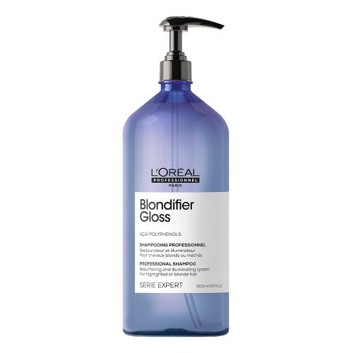 Лореаль Профессионель Шампунь Blondifier Gloss для осветленных и мелированных волос, 1500 мл (L'Oreal Professionnel, Уход за волосами, Blondifier)