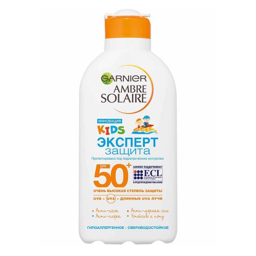 Увлажняющее солнцезащитное молочко для детской чувствительной кожи Эксперт Защита SPF50+, 200 мл