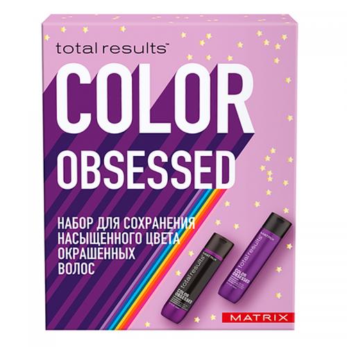 Матрикс Подарочный набор для защиты цвета волос Total Results Color Obsessed (Шампунь Color Obsessed, 300 мл + Кондиционер Color Obsessed, 300 мл) (Matrix, Color Obsessed)