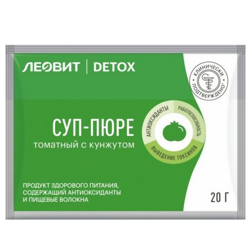 Суп-пюре томатный с кунжутом, 20 г (Леовит, Detox)