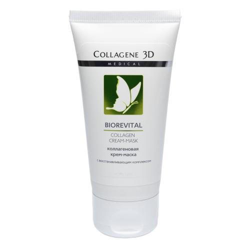Медикал Коллаген 3Д Крем-маска для всех типов кожи лица, 50 мл (Medical Collagene 3D, Biorevital), фото-2