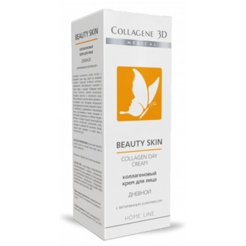 Медикал Коллаген 3Д Дневной крем для всех типов кожи лица, 30 мл (Medical Collagene 3D, Beauty Skin), фото-2