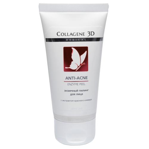 Медикал Коллаген 3Д Энзимный гель-пилинг для жирной кожи лица Anti-Acne, 50 мл (Medical Collagene 3D, Peeling)