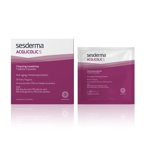 Сесдерма Очищающие салфетки 14 шт (Sesderma, Acglicolic)