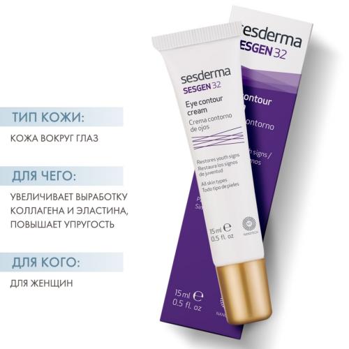 Сесдерма Средство для контура глаз клеточный активатор, 15 мл (Sesderma, Sesgen 32), фото-2