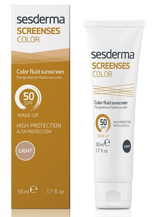 Солнцезащитное тональное средство Color Fluid Sunscreen SPF 50 Light светлый тон, 30 мл