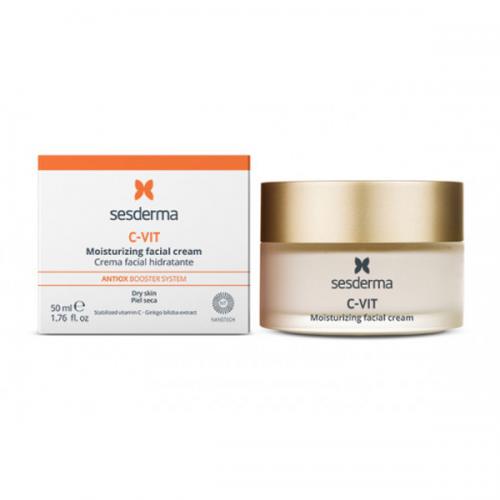 Сесдерма Увлажняющий крем для лица, 50 мл (Sesderma, C-Vit), фото-2