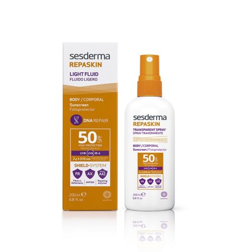 Сесдерма Солнцезащитный прозрачный спрей SPF 50, 200 мл (Sesderma, Repaskin), фото-2