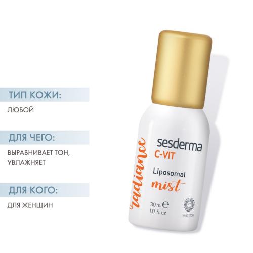 Сесдерма Спрей-мист с витамином С, 30 мл (Sesderma, C-Vit), фото-2