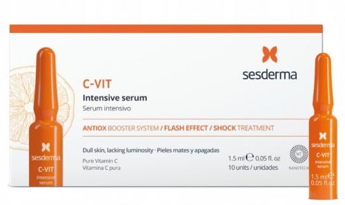 Сесдерма Интенсивная сыворотка Intensive serum 12%, 10 ампул х 1,5 мл (Sesderma, C-Vit)