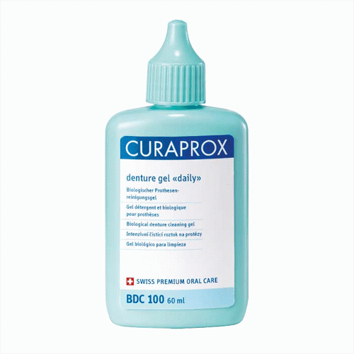 Курапрокс Гель для ежедневного ухода за зубными протезами Daily, 60 мл (Curaprox, Специальный уход)