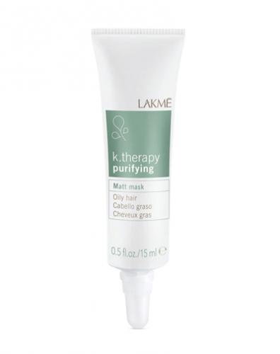 Лакме Matt mask oily hair Маска для жирных волос с матирующим эффектом 6х15 мл (Lakme, K.Therapy, Purifying)