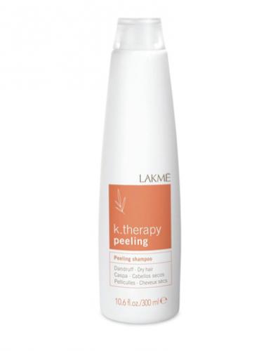 Лакме Peeling shampoo dandruff dry hair Шампунь против перхоти для сухих волос 300 мл (Lakme, K.Therapy, Peeling)