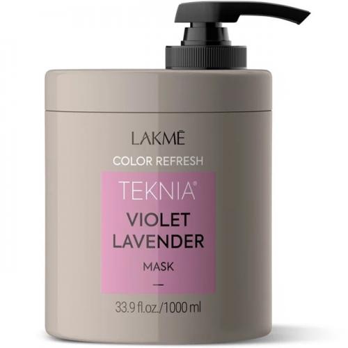 Лакме Маска  для обновления цвета фиолетовых оттенков волос violet lavender mask, 1000 мл (Lakme, Teknia, Color refresh)