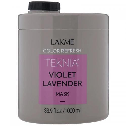 Лакме Маска  для обновления цвета фиолетовых оттенков волос violet lavender mask, 1000 мл (Lakme, Teknia, Color refresh), фото-2