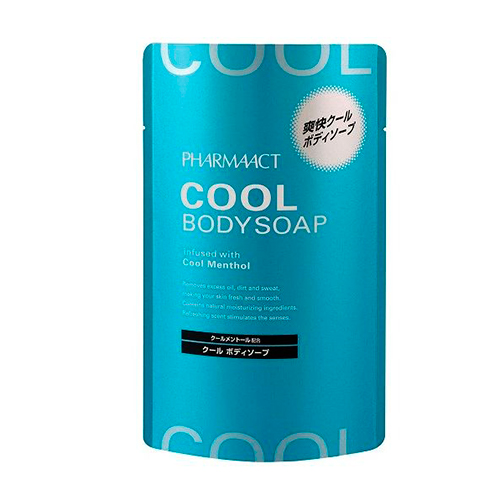 Кумано Косметикс Гель для душа Pharmaact Cool Body Soap сменный блок, 400 мл (Kumano Cosmetics, Гель для душа)