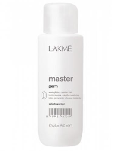 Лакме Master perm selecting system &quot;0&quot; Waving lotion Лосьон для натуральных и здоровых волос 500 мл (Lakme, Master)