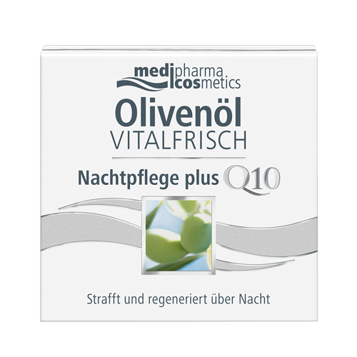Медифарма Косметикс Ночной крем для лица против морщин Vitalfrisch, 50 мл (Medipharma Cosmetics, Olivenol)