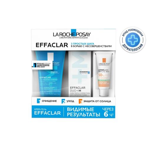 Ля Рош Позе Набор &quot;Жирная и проблемная кожа&quot; (La Roche-Posay, Effaclar)