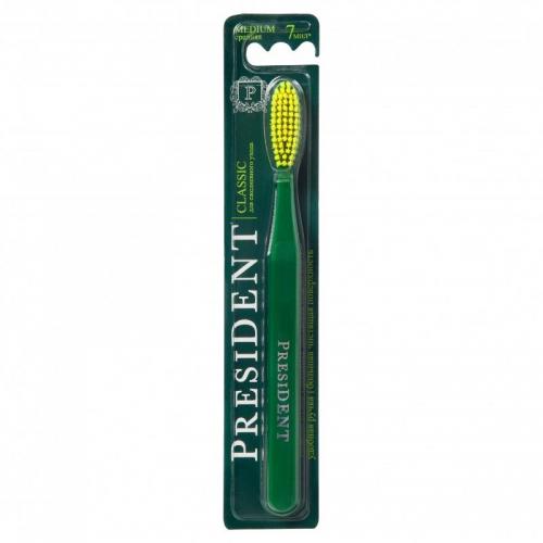 Президент Зубная щетка для ежедневного ухода, 1 шт (President, Classic), фото-2