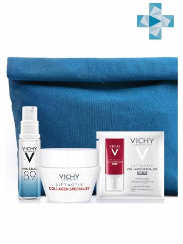 Виши Набор для ухода за лицом Liftactiv Collagen в мини-формате против морщин и для упругости кожи (Vichy, Liftactiv)