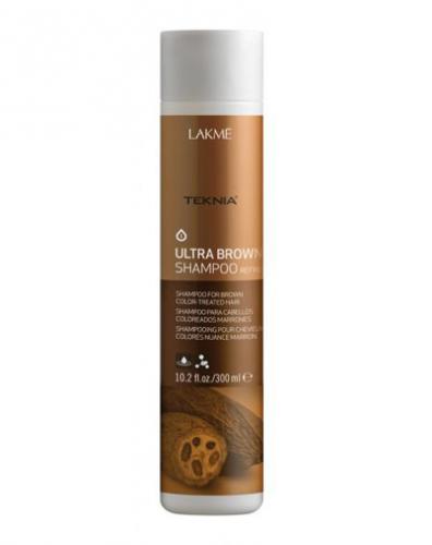 Лакме Ultra brown Шампунь для поддержания оттенка окрашенных волос &quot;Коричневый&quot; 300 мл (Lakme, Teknia, Ultra brown)