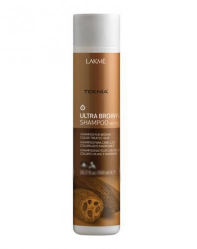 Лакме Ultra brown Шампунь для поддержания оттенка окрашенных волос &quot;Коричневый&quot; 100 мл (Lakme, Teknia, Ultra brown)