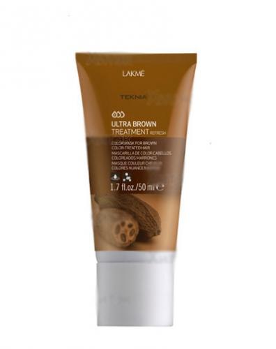 Лакме Ultra brown Средство для поддержания оттенка окрашенных волос &quot;Коричневый&quot; 50 мл (Lakme, Teknia, Ultra brown)