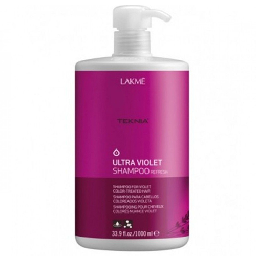 Лакме Шампунь для поддержания оттенка окрашенных волос &quot;Фиолетовый&quot; 1000 мл (Lakme, Teknia, Ultra violet)